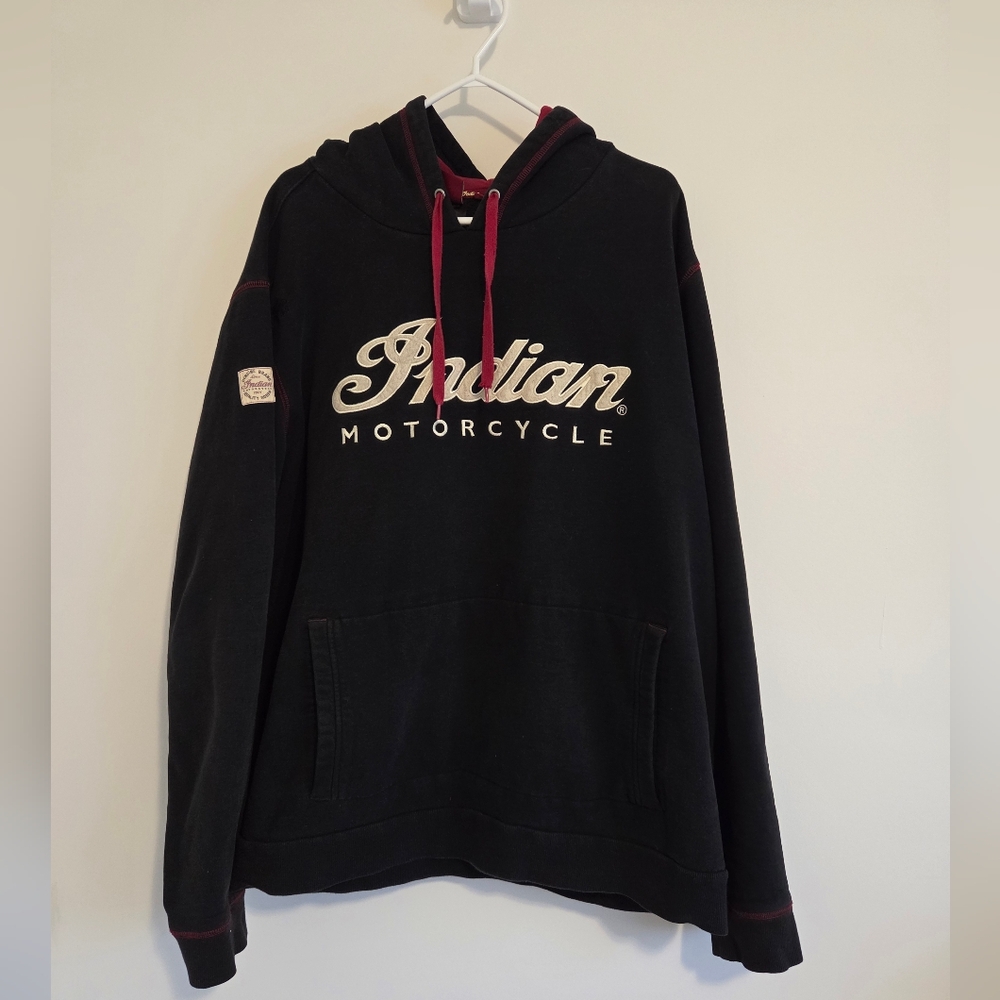 Indian Motorcycle Black Pull-Over Hoodie